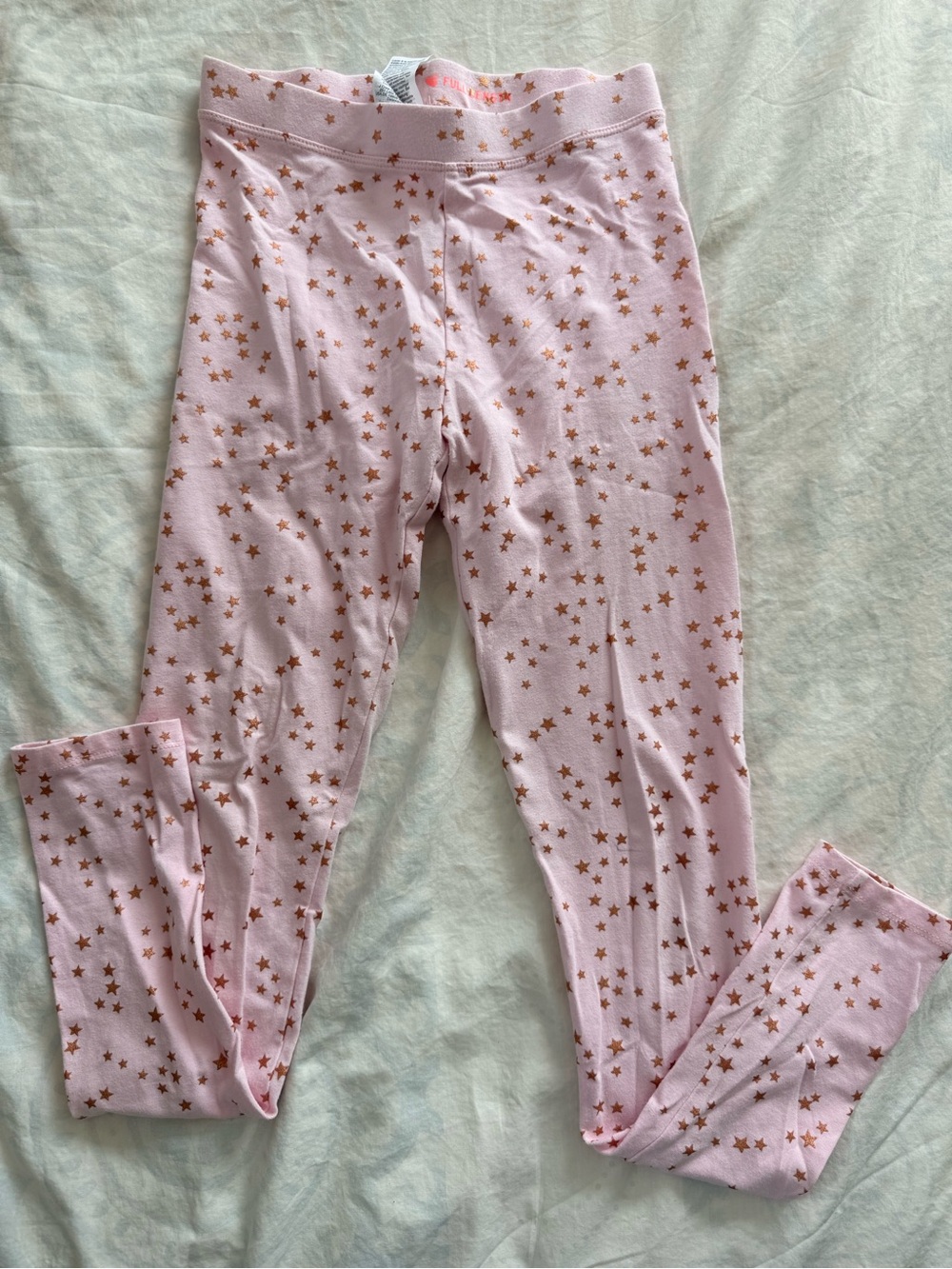 Crewcuts girls Pink Star Print Leggings